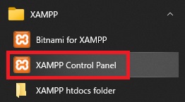 Editing phpini 1. Starting XAMPP.